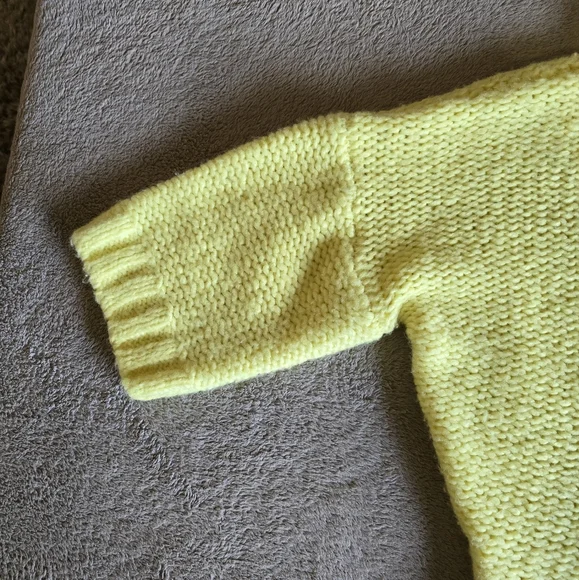 Anthropologie Maeve Cecile Bow-Back Sweater Bright Yellow Size XS - Picture 9 of 16